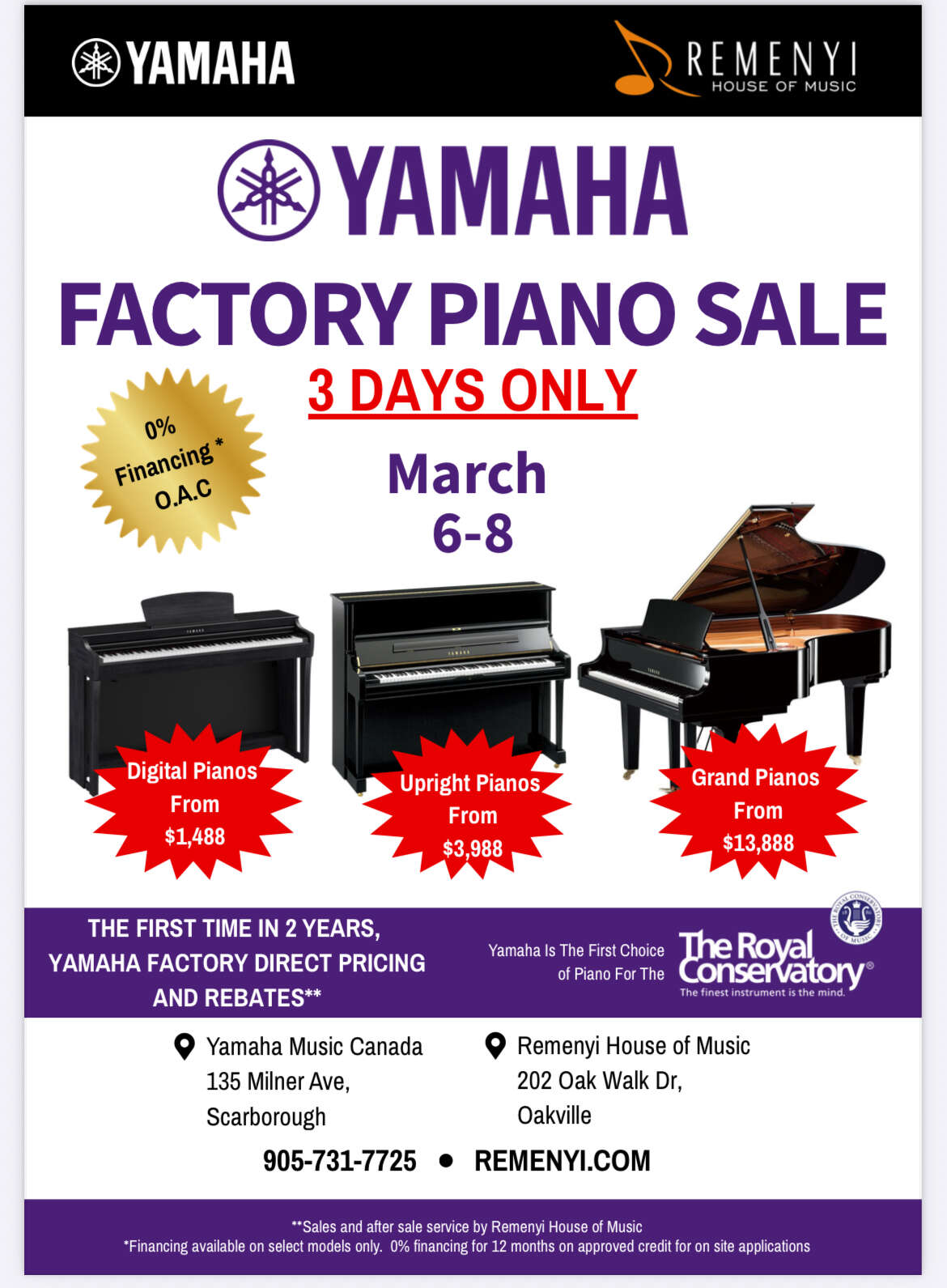 Thank you to Remenyi House of Music